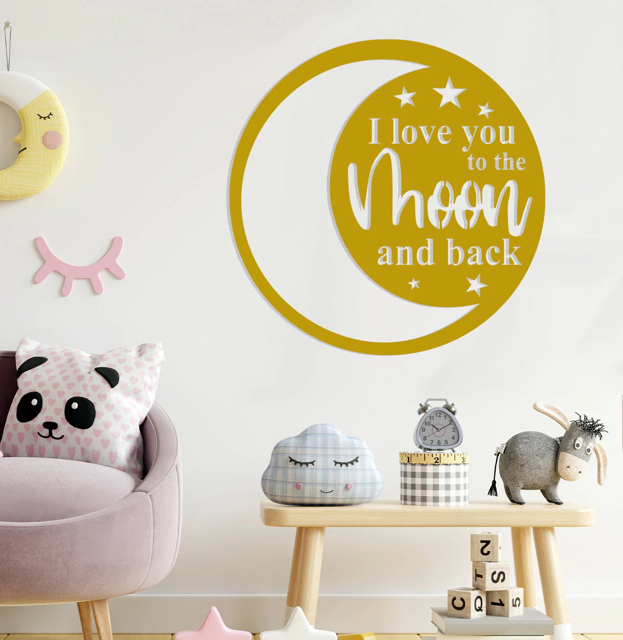 I Love You to the Moon and Back Sign - Image 6
