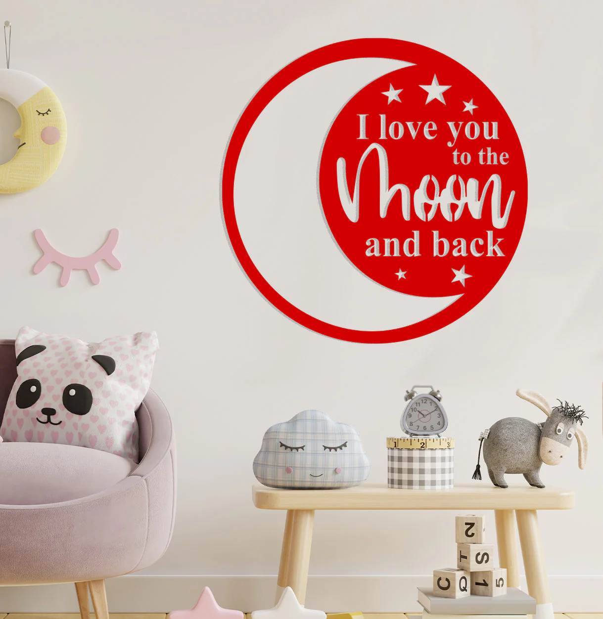 I Love You to the Moon and Back Sign - Image 7