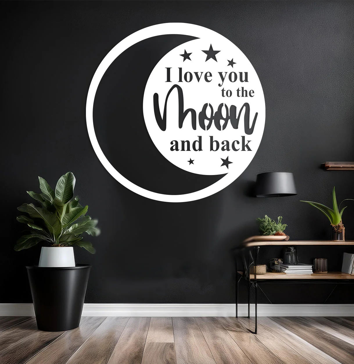 I Love You to the Moon and Back Sign - Image 8
