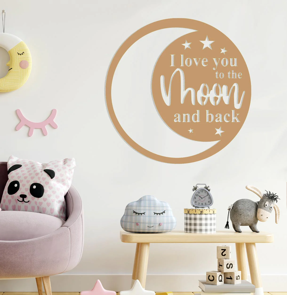 I Love You to the Moon and Back Sign - Image 9