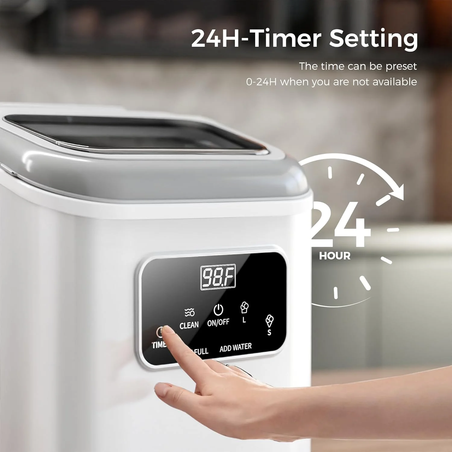 Ice Makers Countertop with LED Screen Control Panel  Z5812KH - Image 11