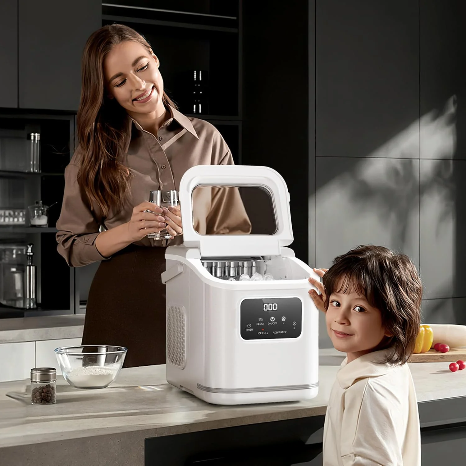 Ice Makers Countertop with LED Screen Control Panel  Z5812KH - Image 15