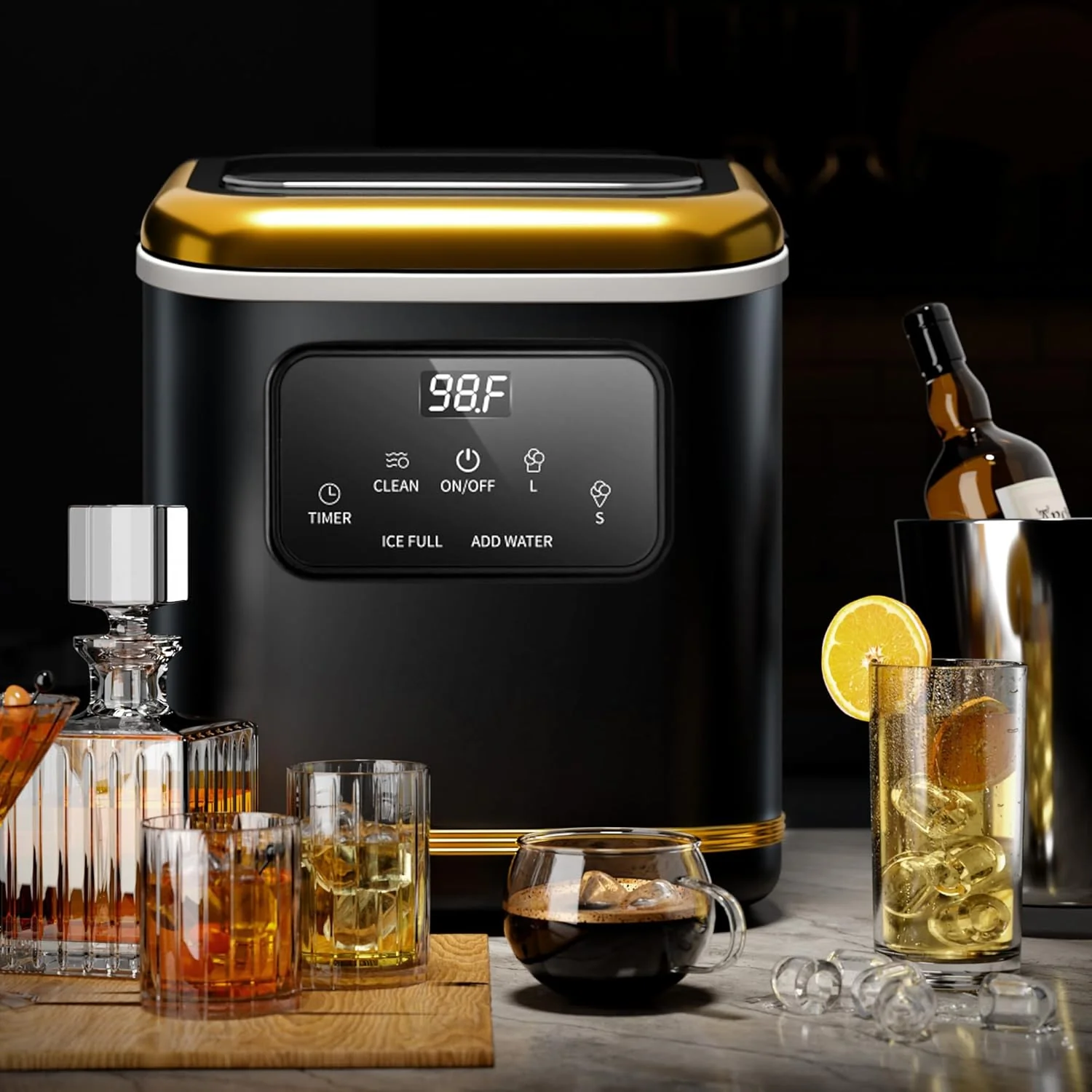 Ice Makers Countertop with LED Screen Control Panel  Z5812KH - Image 6