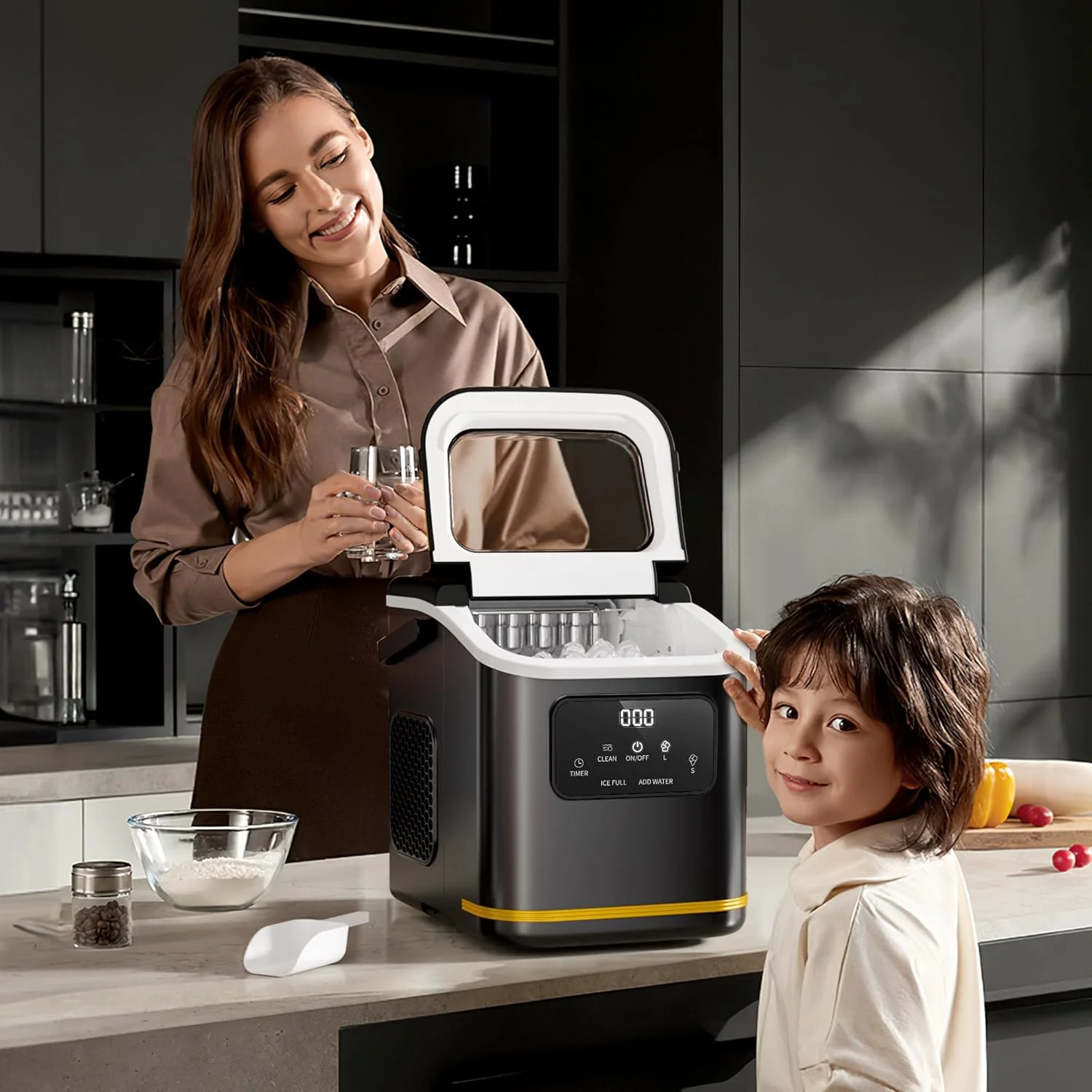 Ice Makers Countertop with LED Screen Control Panel  Z5812KH - Image 7