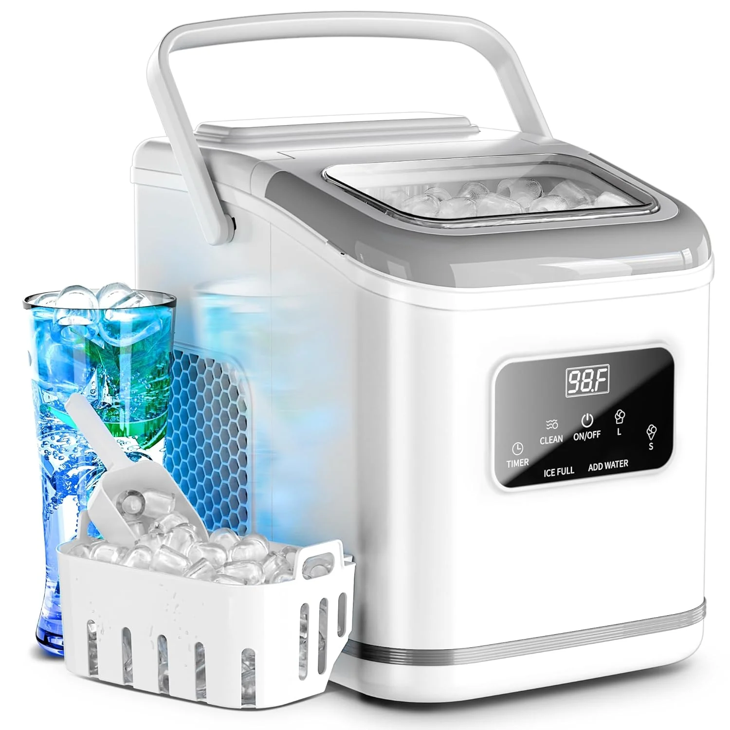 Ice Makers Countertop with LED Screen Control Panel  Z5812KH - Image 9