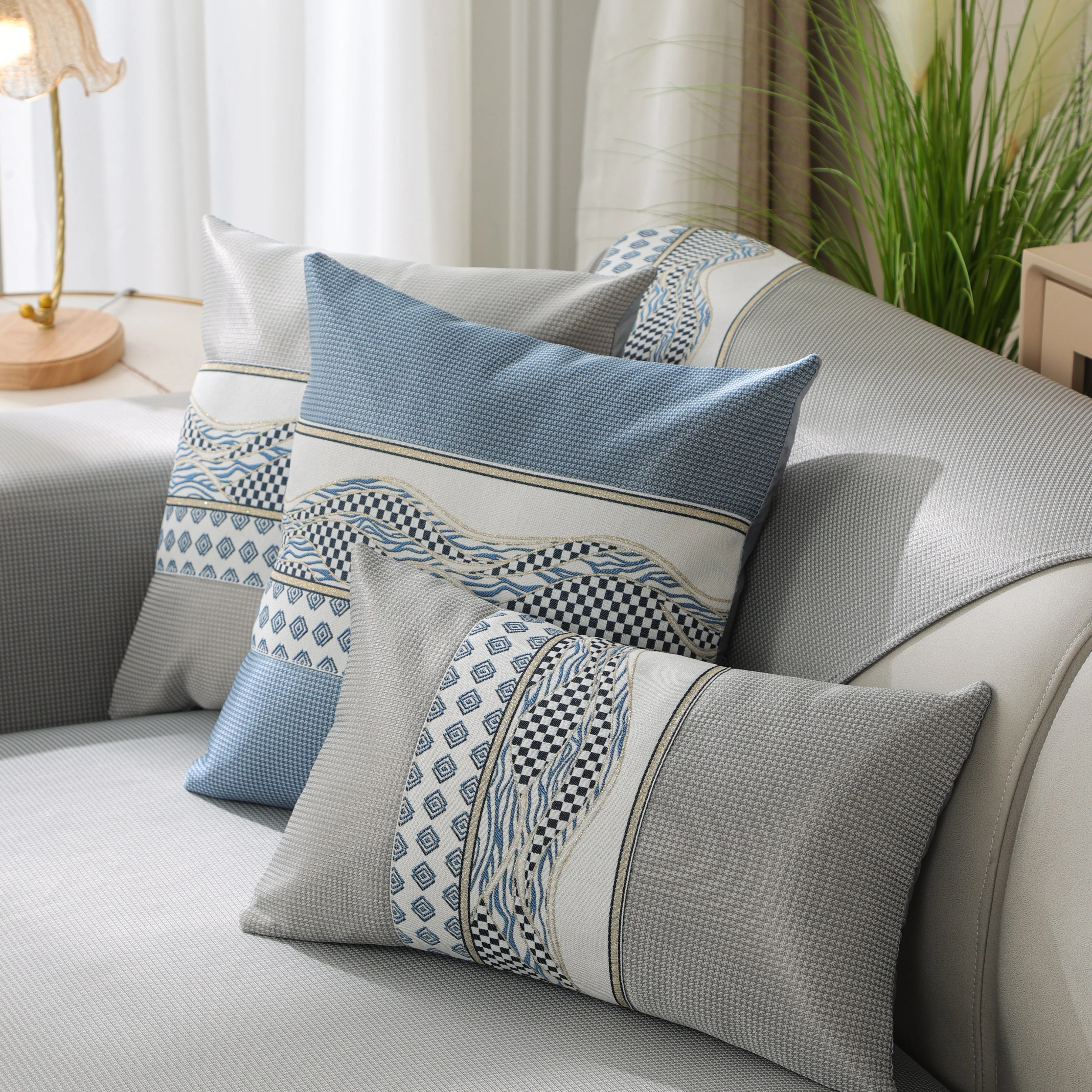 Ice Silk Sofa Cover Non-Slip Slipcover Sofa Cushion Covers Couch Protector for Pets - Image 12