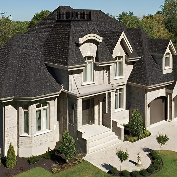 IKO Cambridge Hip & Ridge Shingle (1 Bundle - 36.5 Lin Ft) - Harvard Slate - Image 2