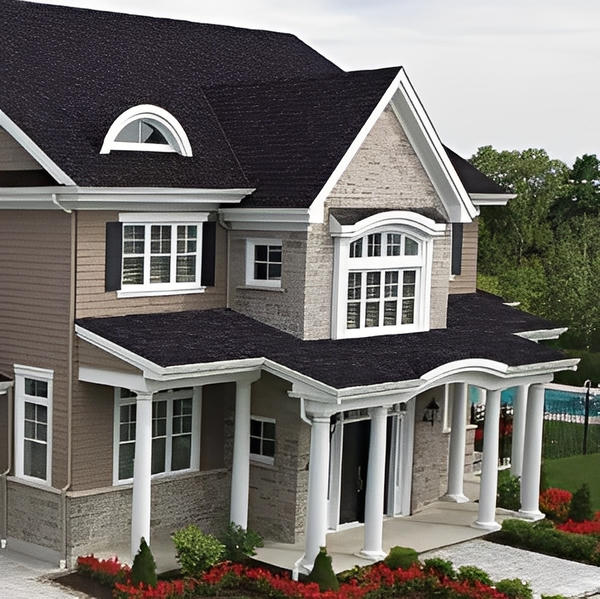 IKO Dynasty Hip & Ridge Shingle (1 Bundle - 36.5 Lin Ft) - Granite Black - Image 2