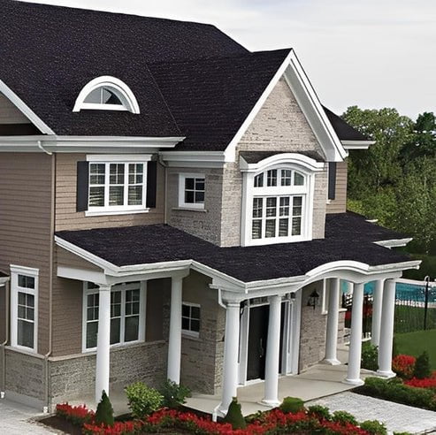 IKO Dynasty Laminated Asphalt Shingle (1 Bundle - 33.3 Sq Ft) - Granite Black - Image 2