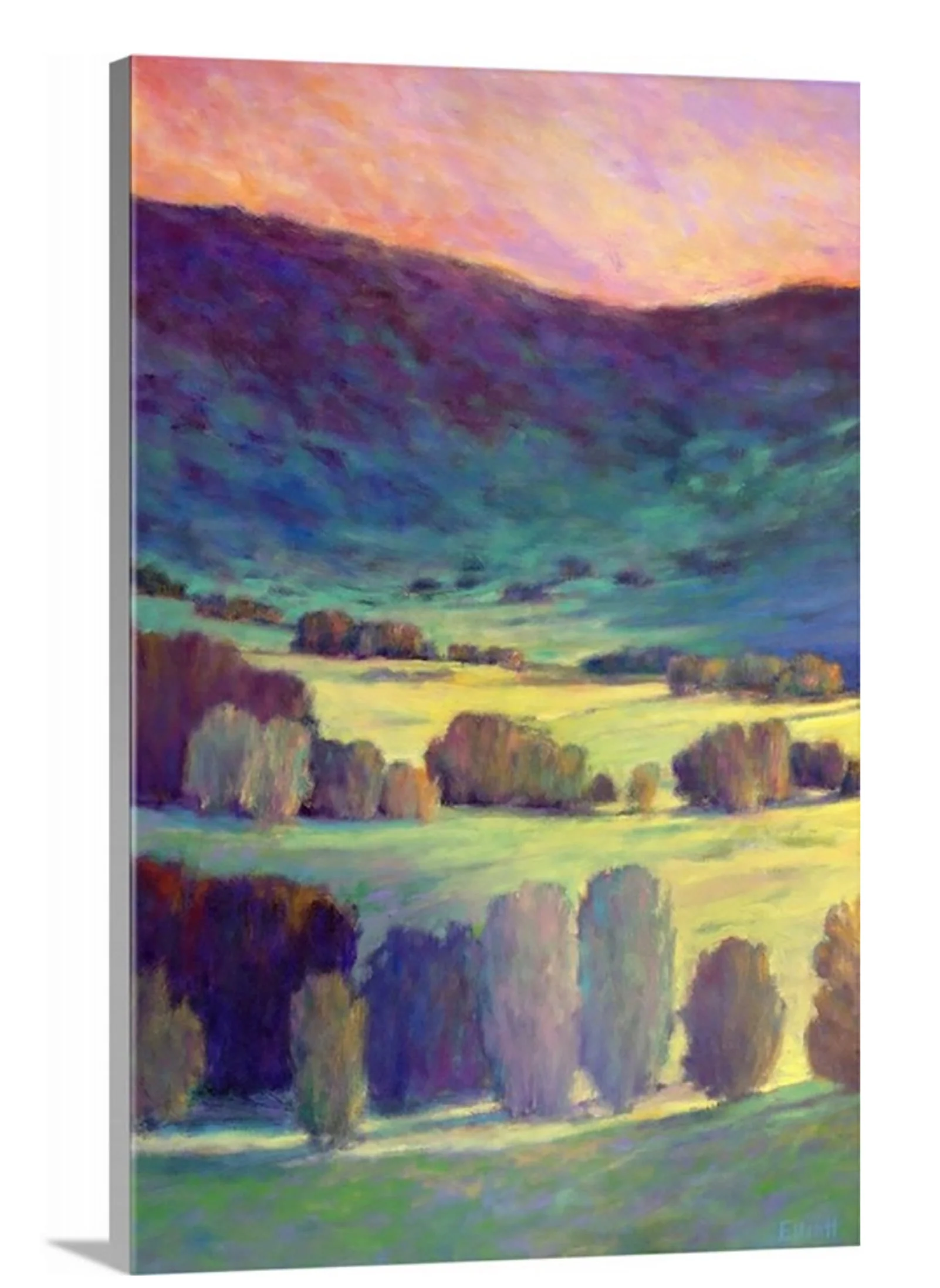 Illuminated Greens - Open Edition Canvas Print - Image 3