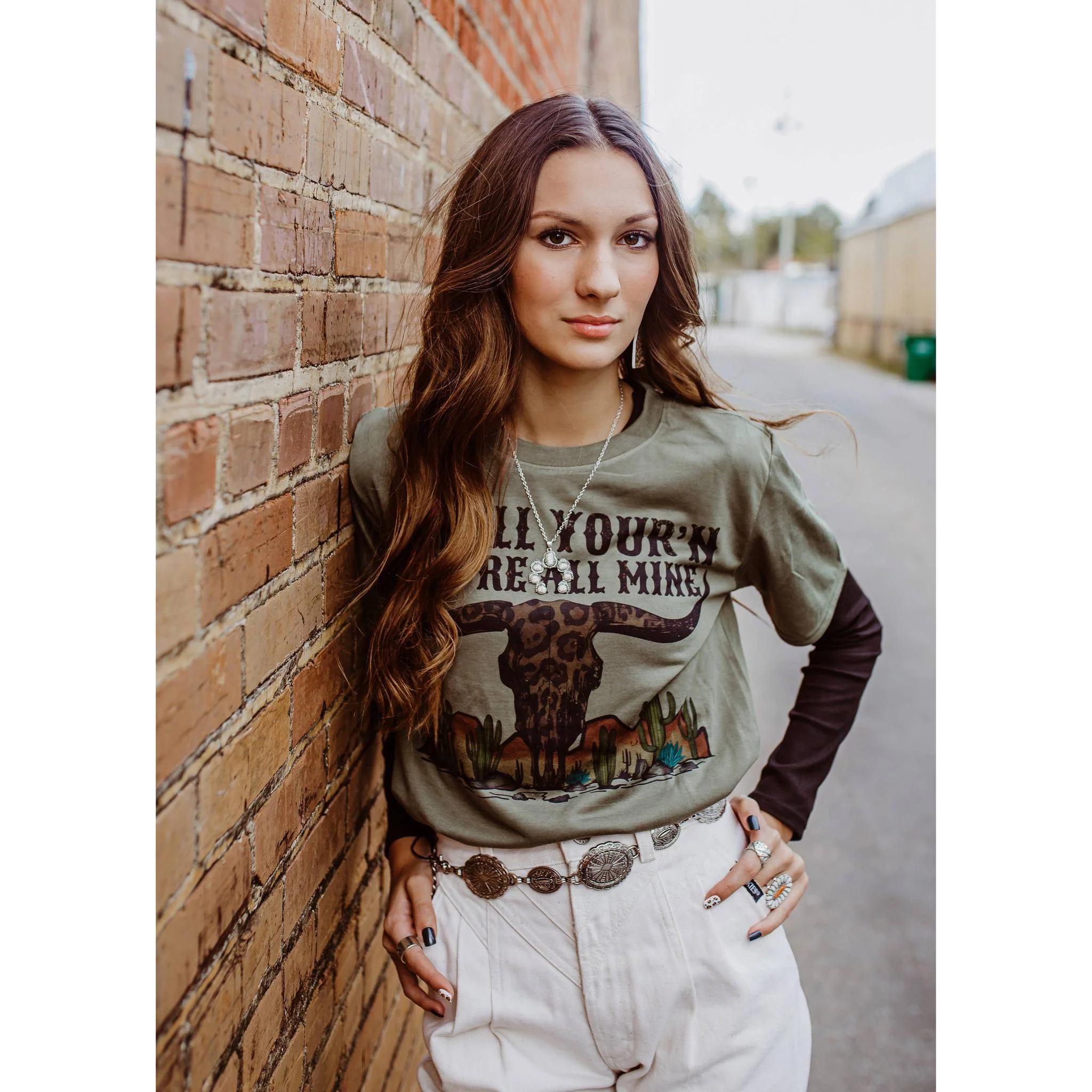 I'm All Your'n You're All Mine Cowboy Western Tee [Available in Medium and Large Only] - Image 2