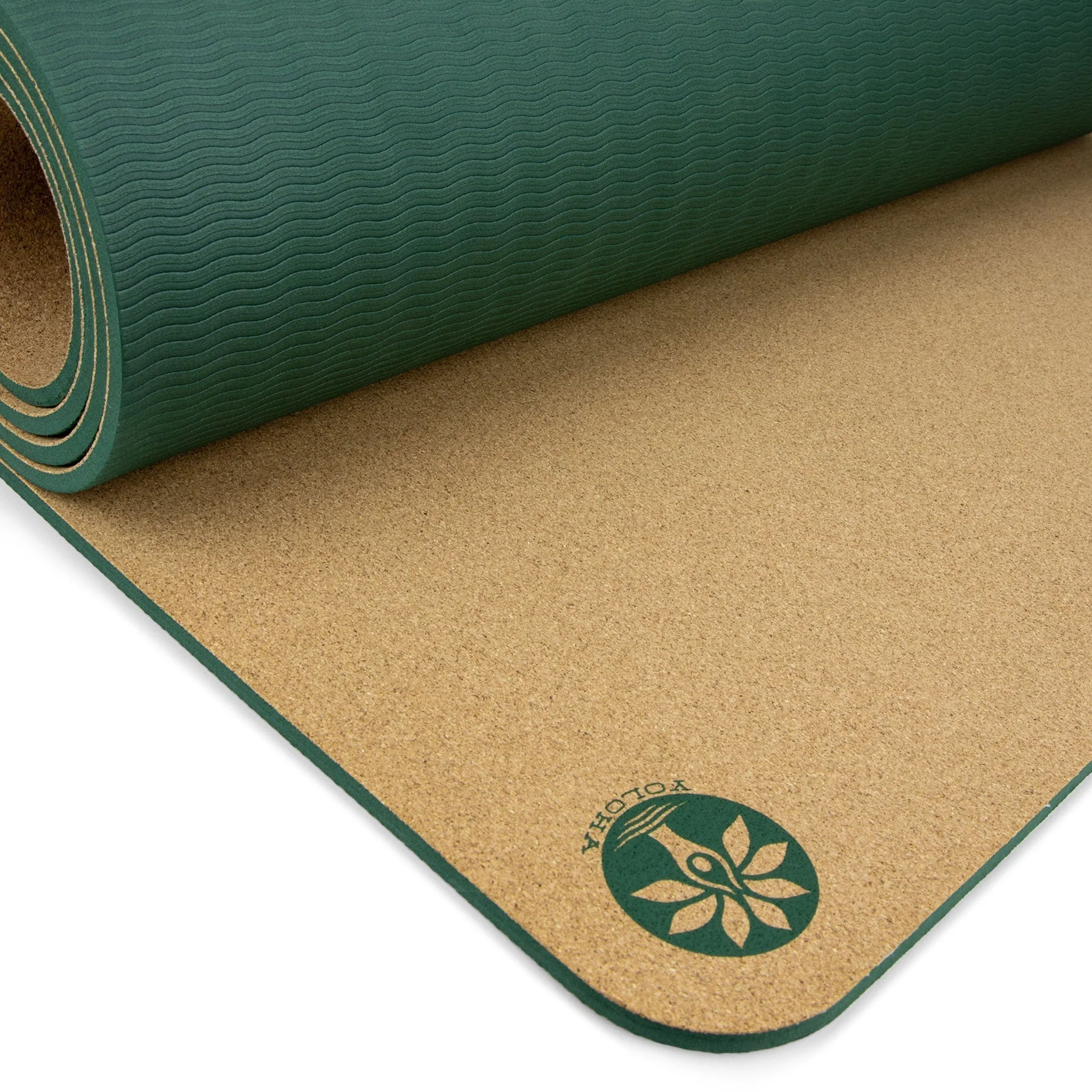 Infinite Bloom Aura Cork Yoga Mat - Image 2