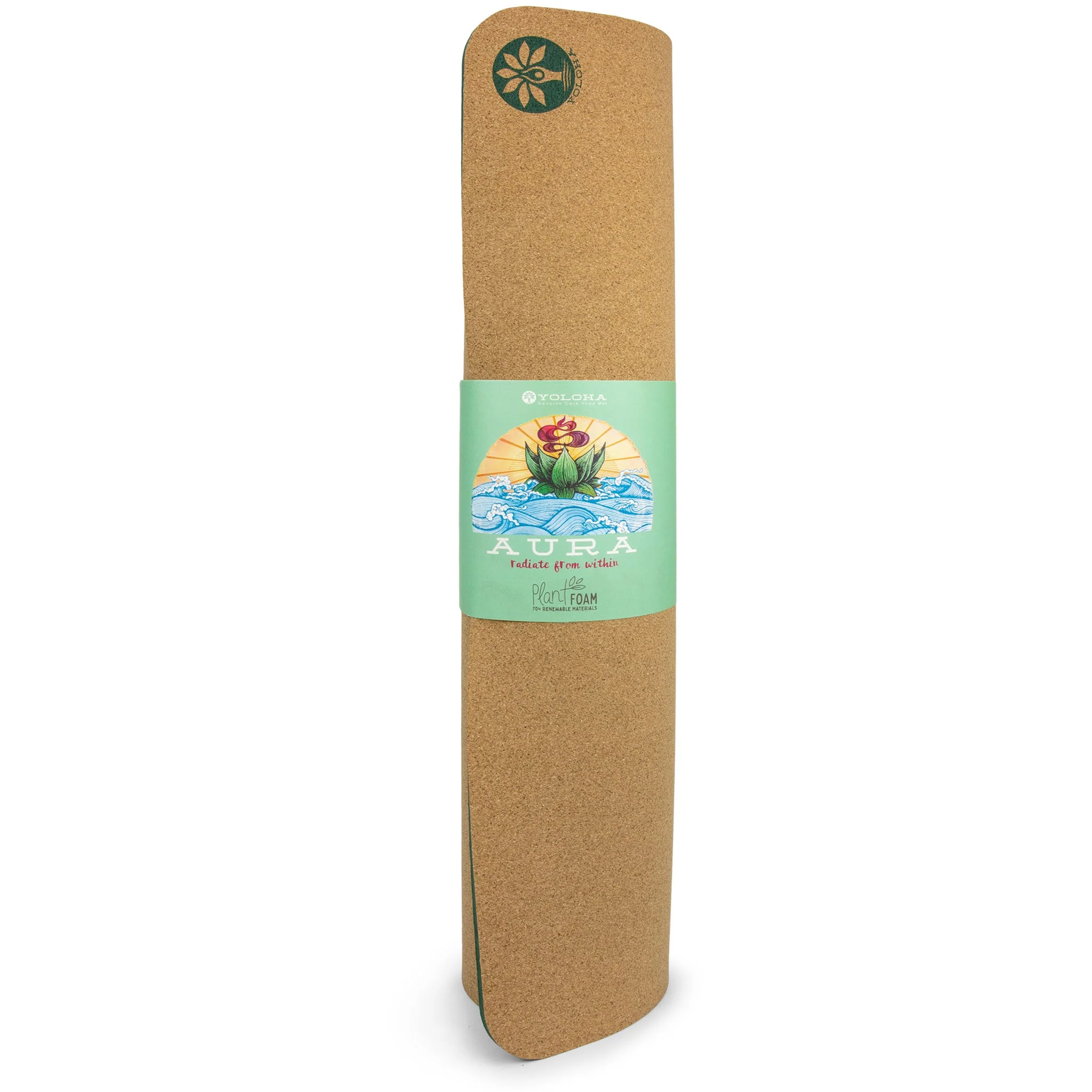 Infinite Transformation Aura Cork Yoga Mat - Image 3