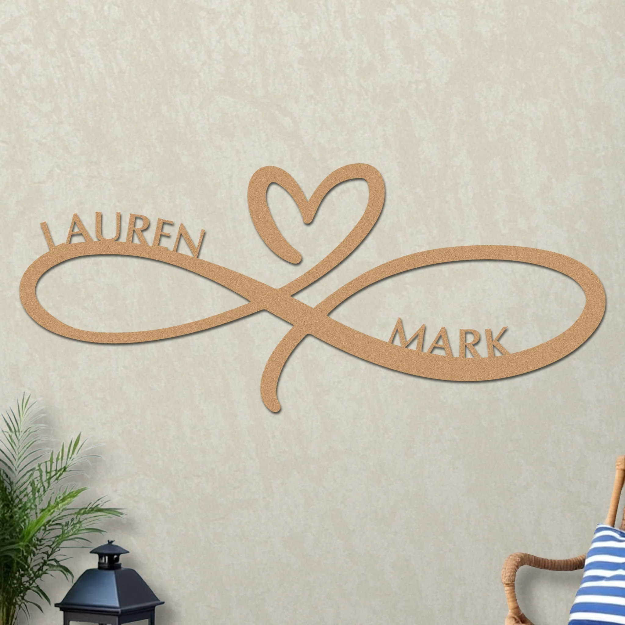 Infinity Heart Wedding Sign - Image 4