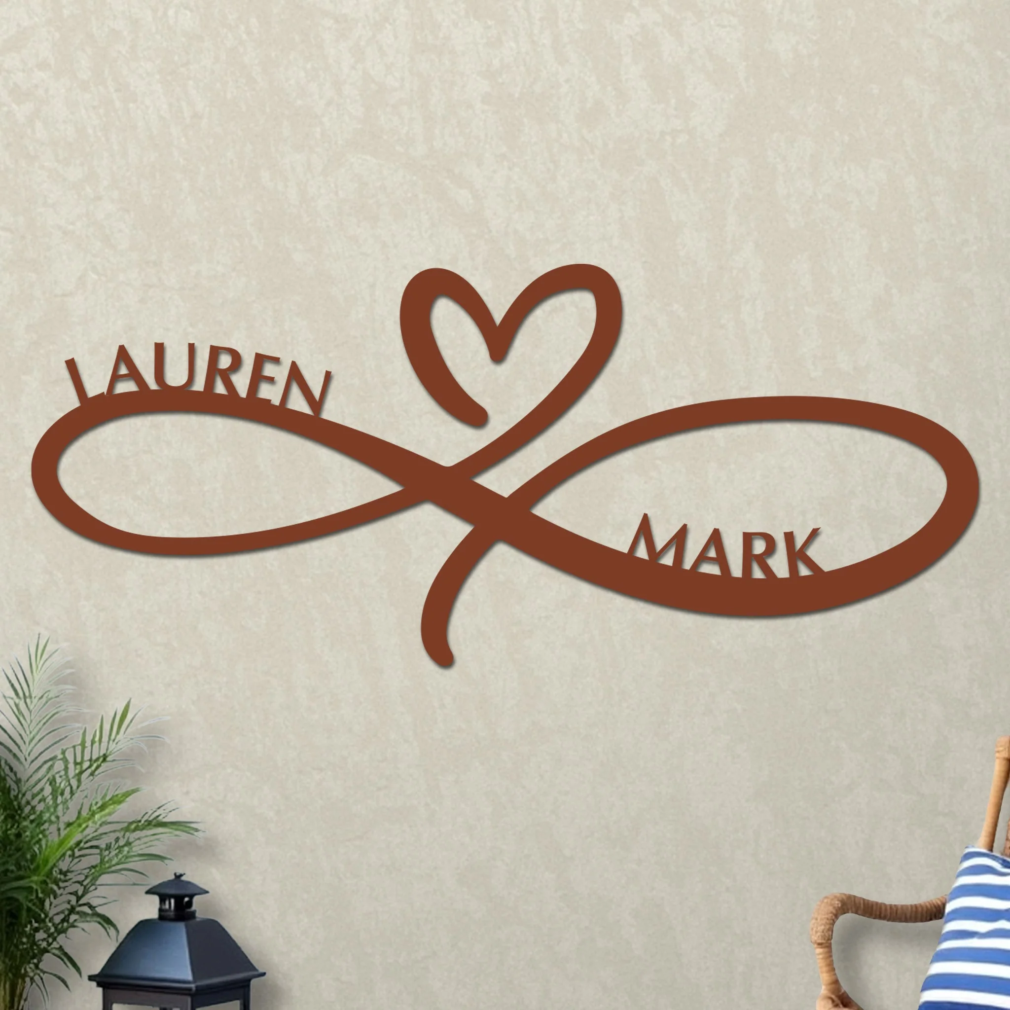 Infinity Heart Wedding Sign - Image 5