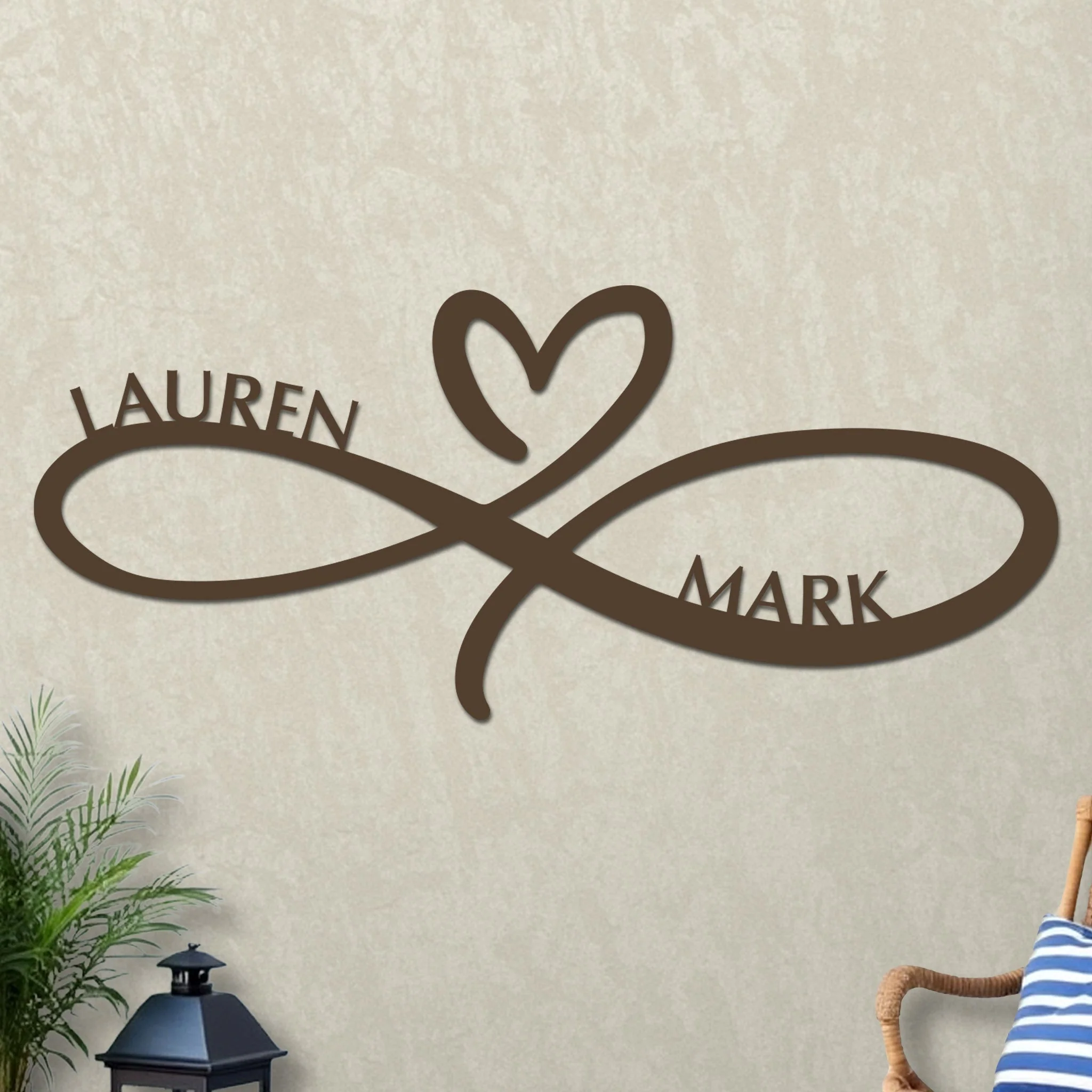 Infinity Heart Wedding Sign - Image 6