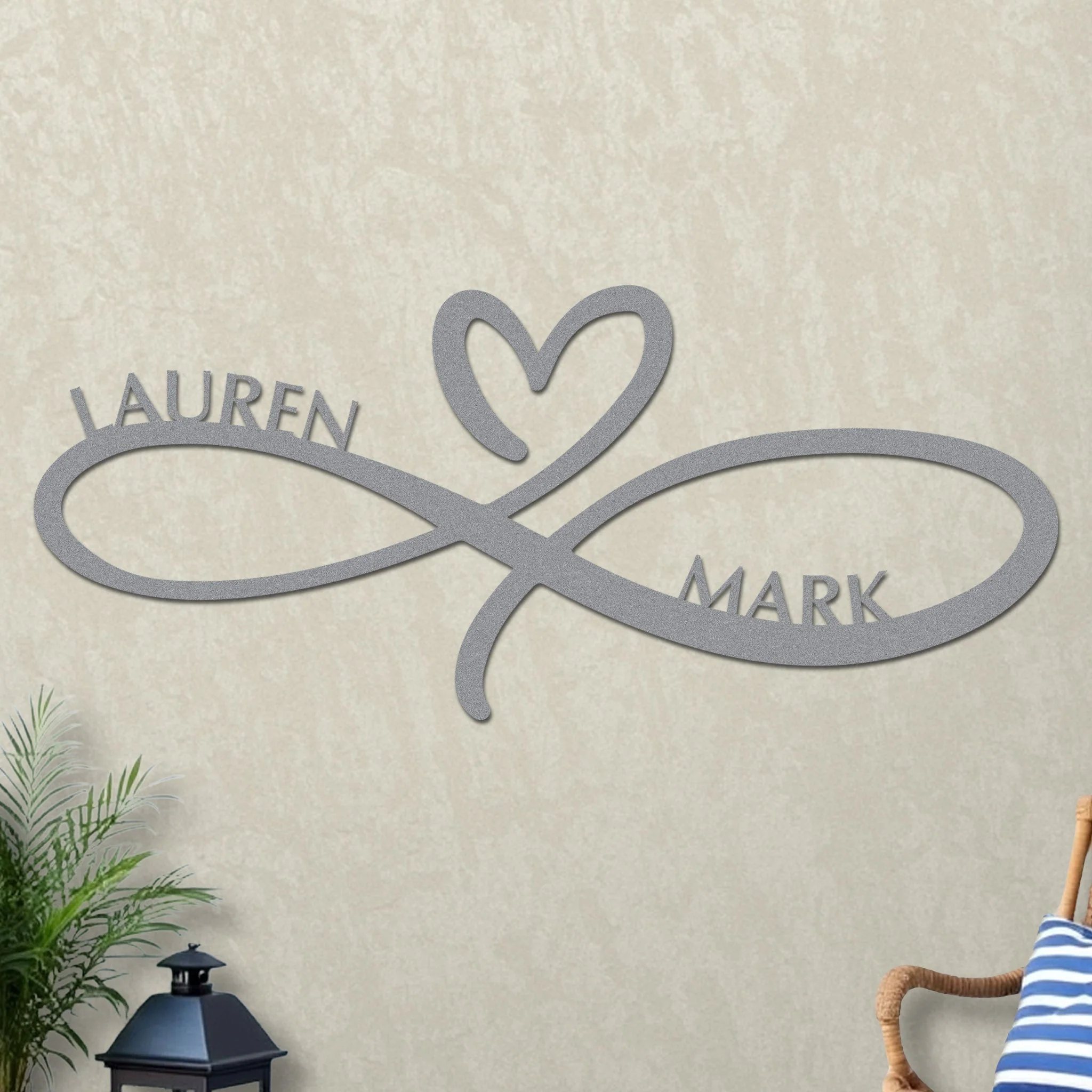 Infinity Heart Wedding Sign - Image 7