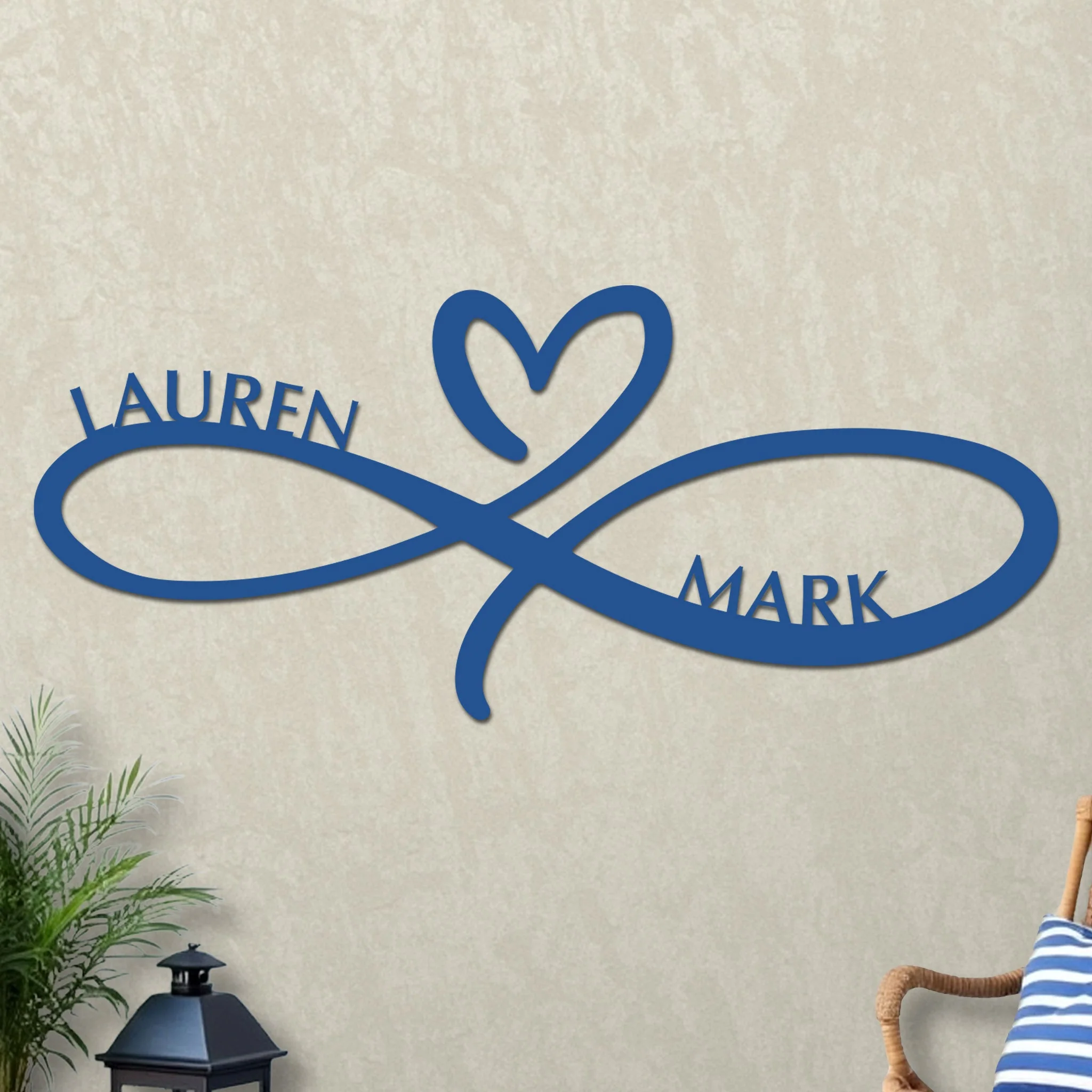 Infinity Heart Wedding Sign - Image 8