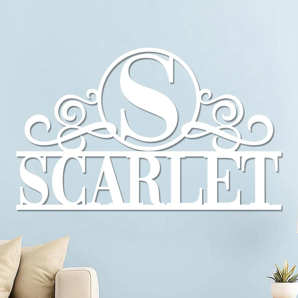 Initial Family Name Sign - Image 2