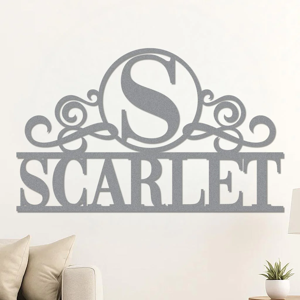 Initial Family Name Sign - Image 3