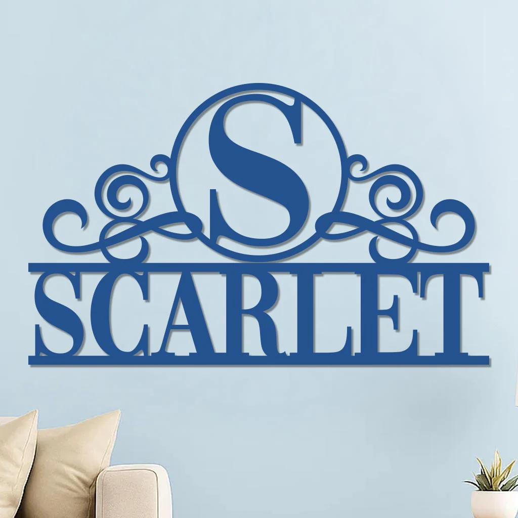 Initial Family Name Sign - Image 4