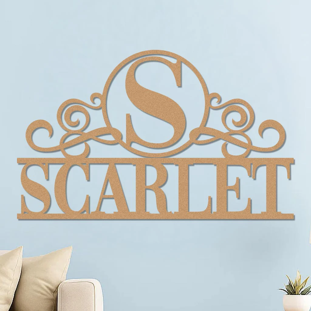 Initial Family Name Sign - Image 5