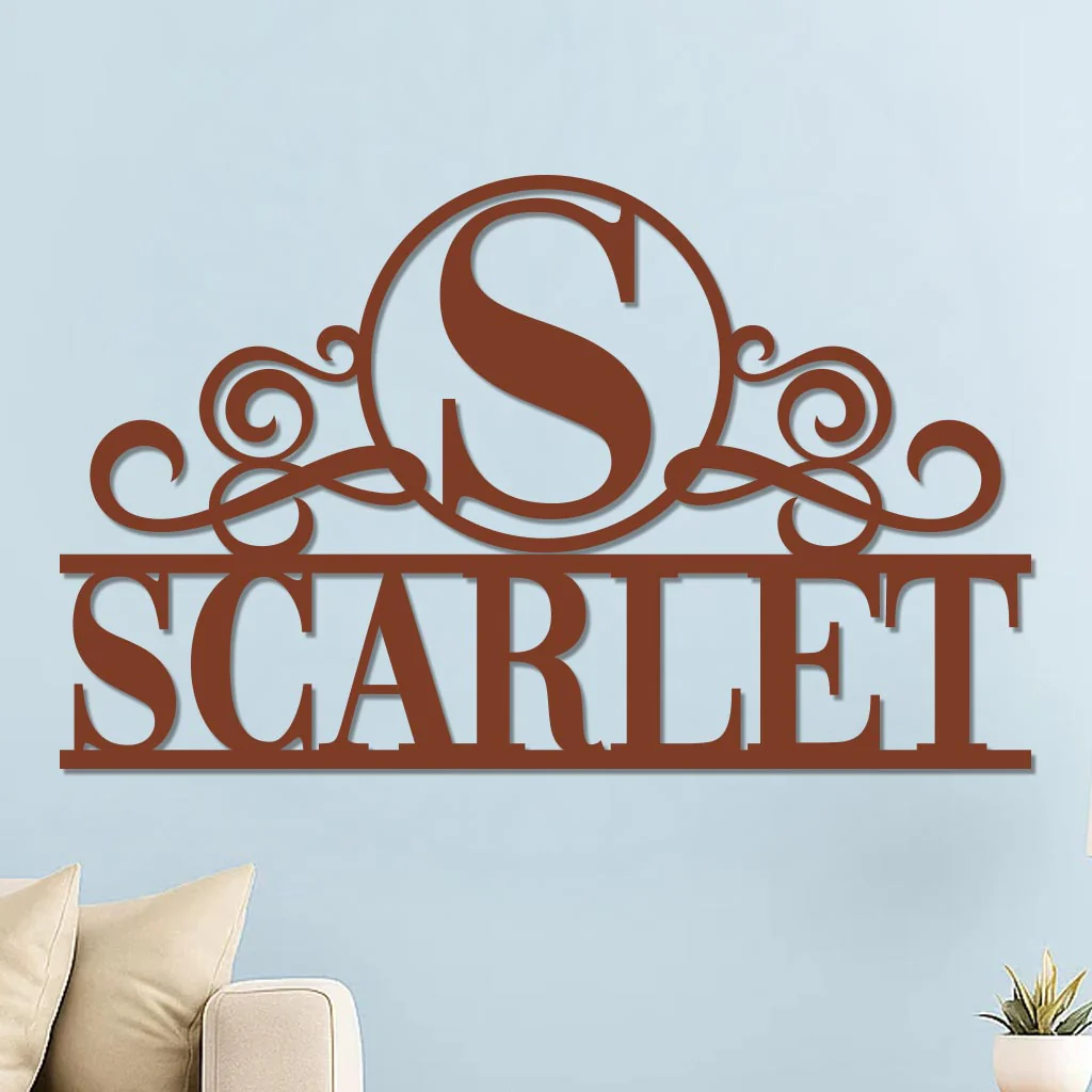Initial Family Name Sign - Image 6