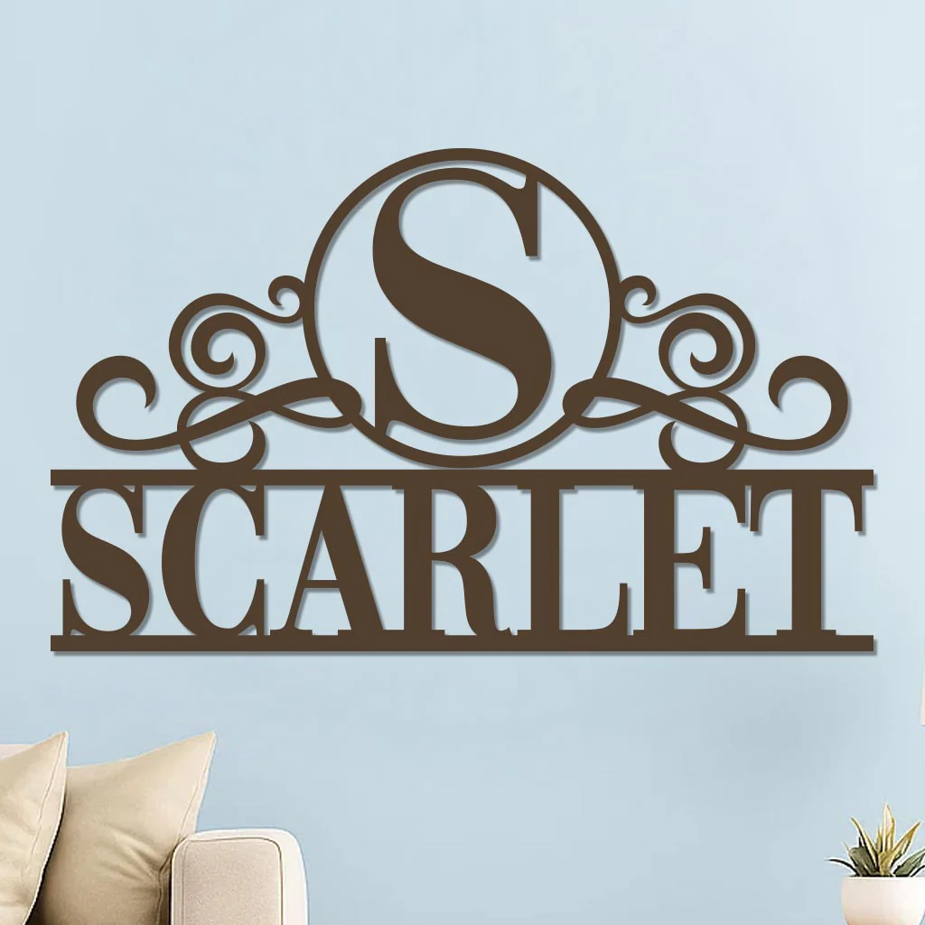 Initial Family Name Sign - Image 7