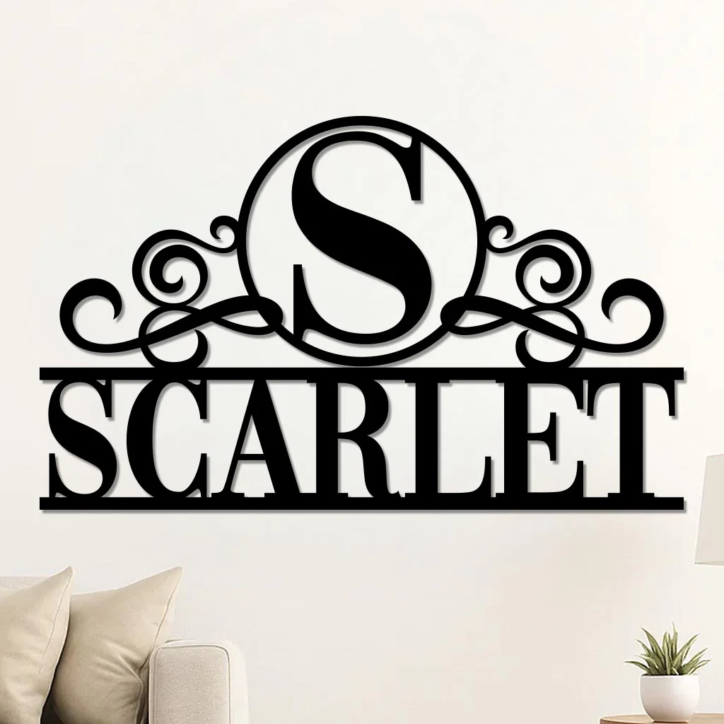Initial Family Name Sign - Image 8