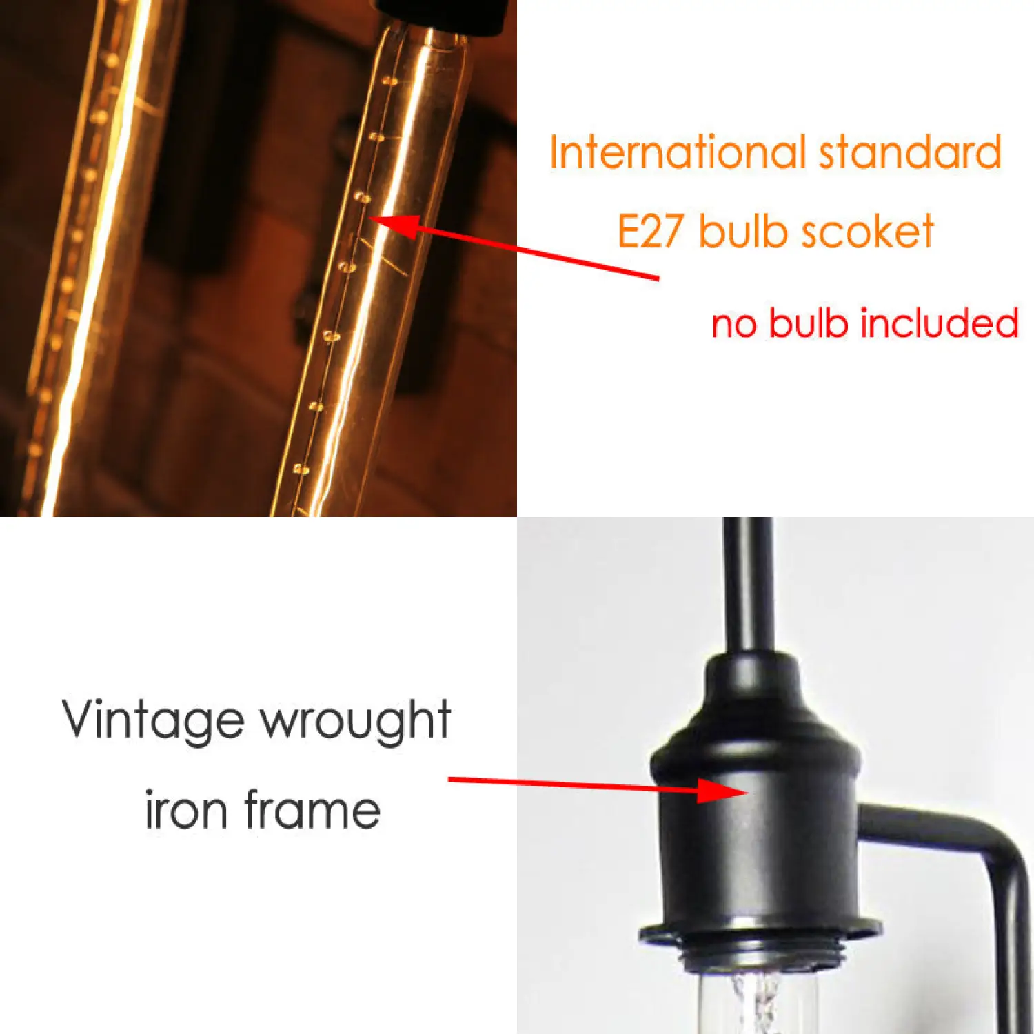 Innovative American Style Pipe Lamp for Balcony, Stairs and Bedside - Image 3