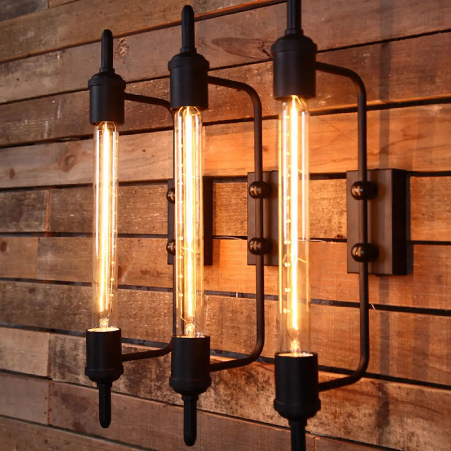 Innovative American Style Pipe Lamp for Balcony, Stairs and Bedside - Image 7