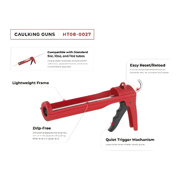 Intertool Caulking Gun - Drip-Free & Cradle Handle - Image 2