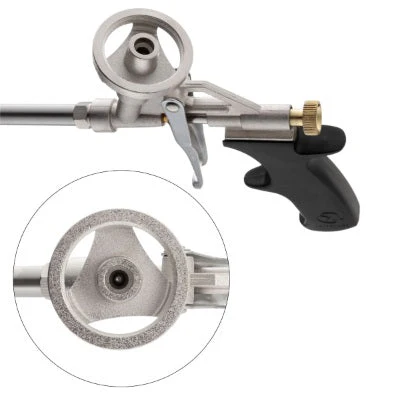 Intertool Foam Dispensing Gun - Aluminum Basket & Needle with 6mm Brass Tip - Image 3