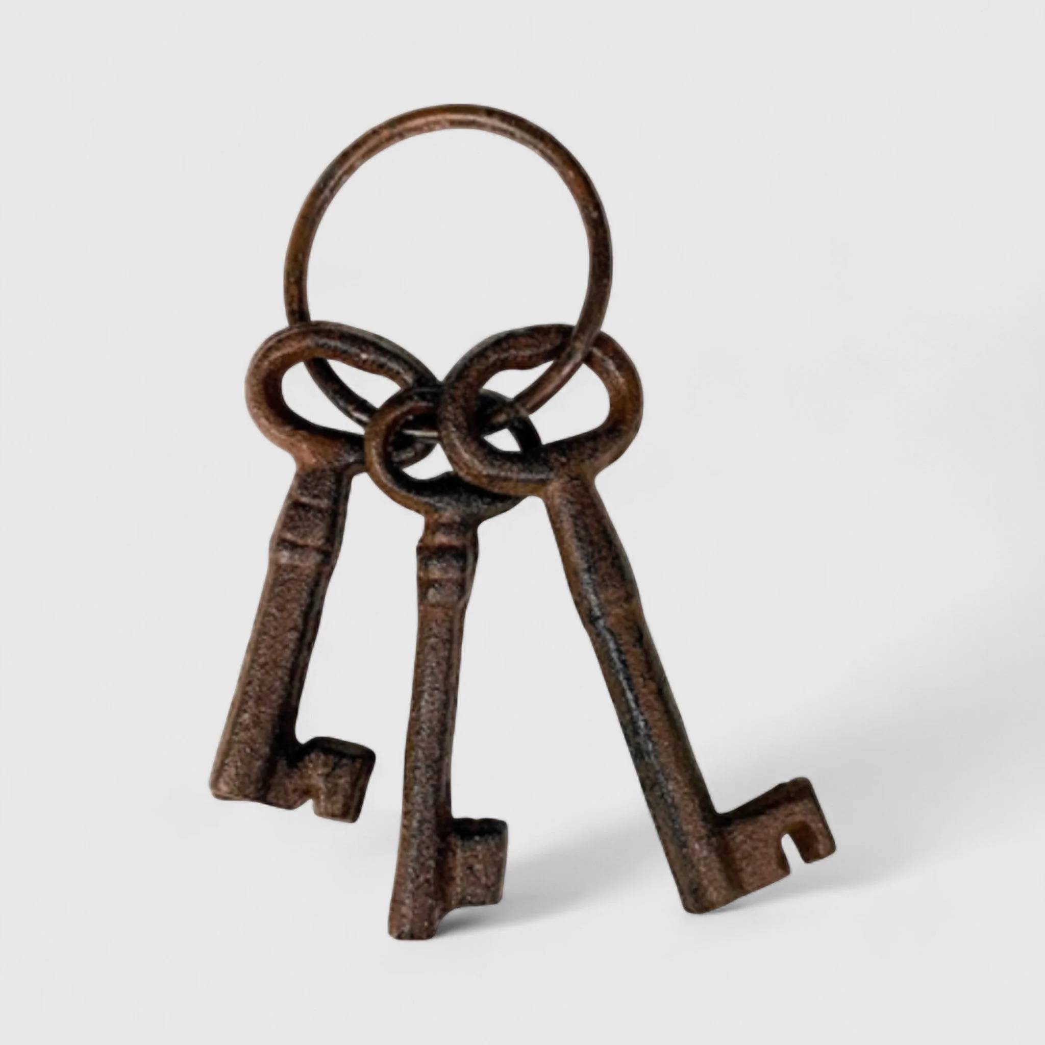 Intricate Cast Iron Key Sets - Antique-Style Home Decor Pieces - Image 2