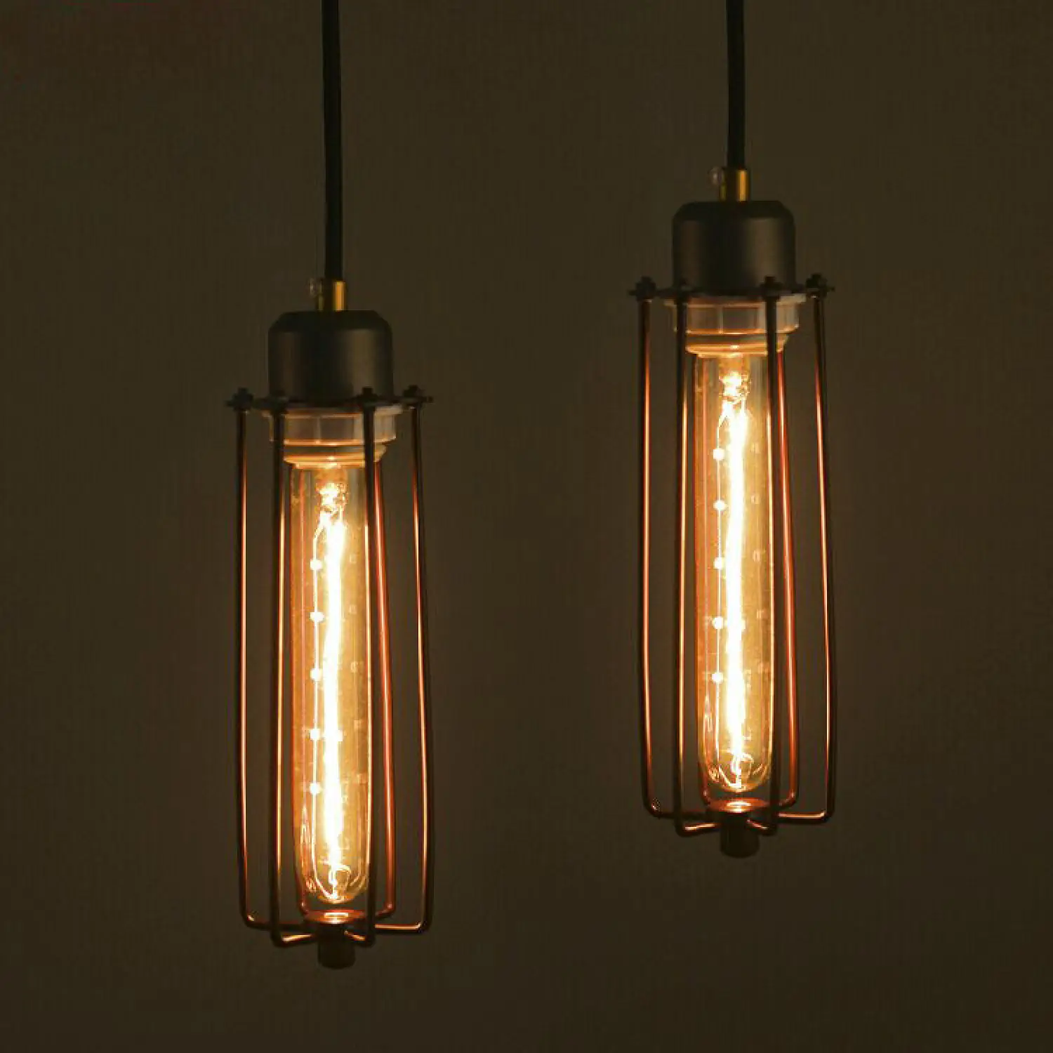Iron Chandelier with Metal Cage Design for Modern Spaces - Image 4