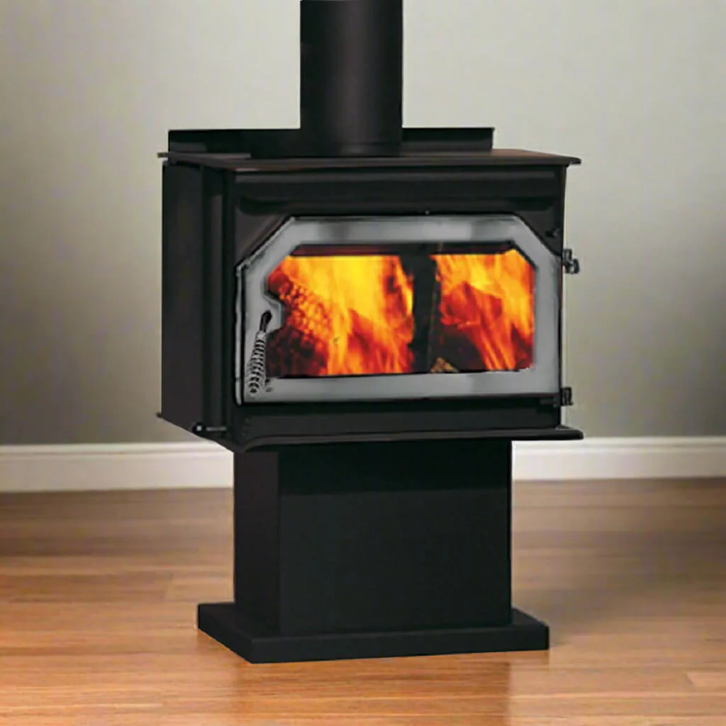 Ironstrike Striker S160 Premium Wood Burning Stove With Traditional Black Door (SAK72045) - Image 3
