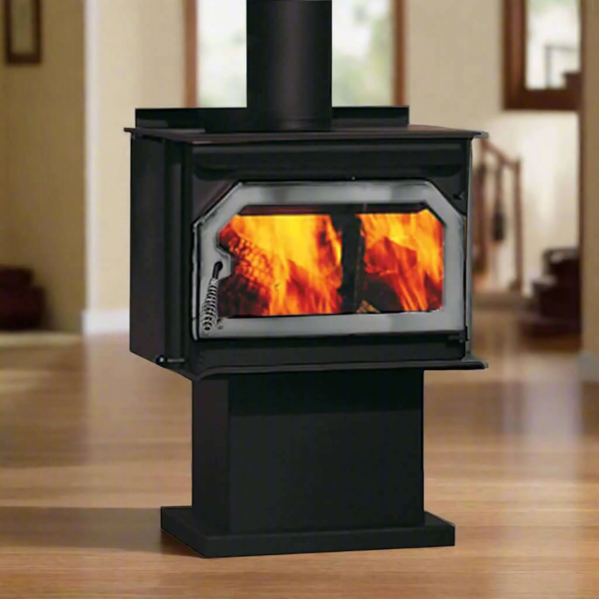 Ironstrike Striker S160 Wood Burning Stove With Arched Door [S160AGL] (SAK19357) - Image 5