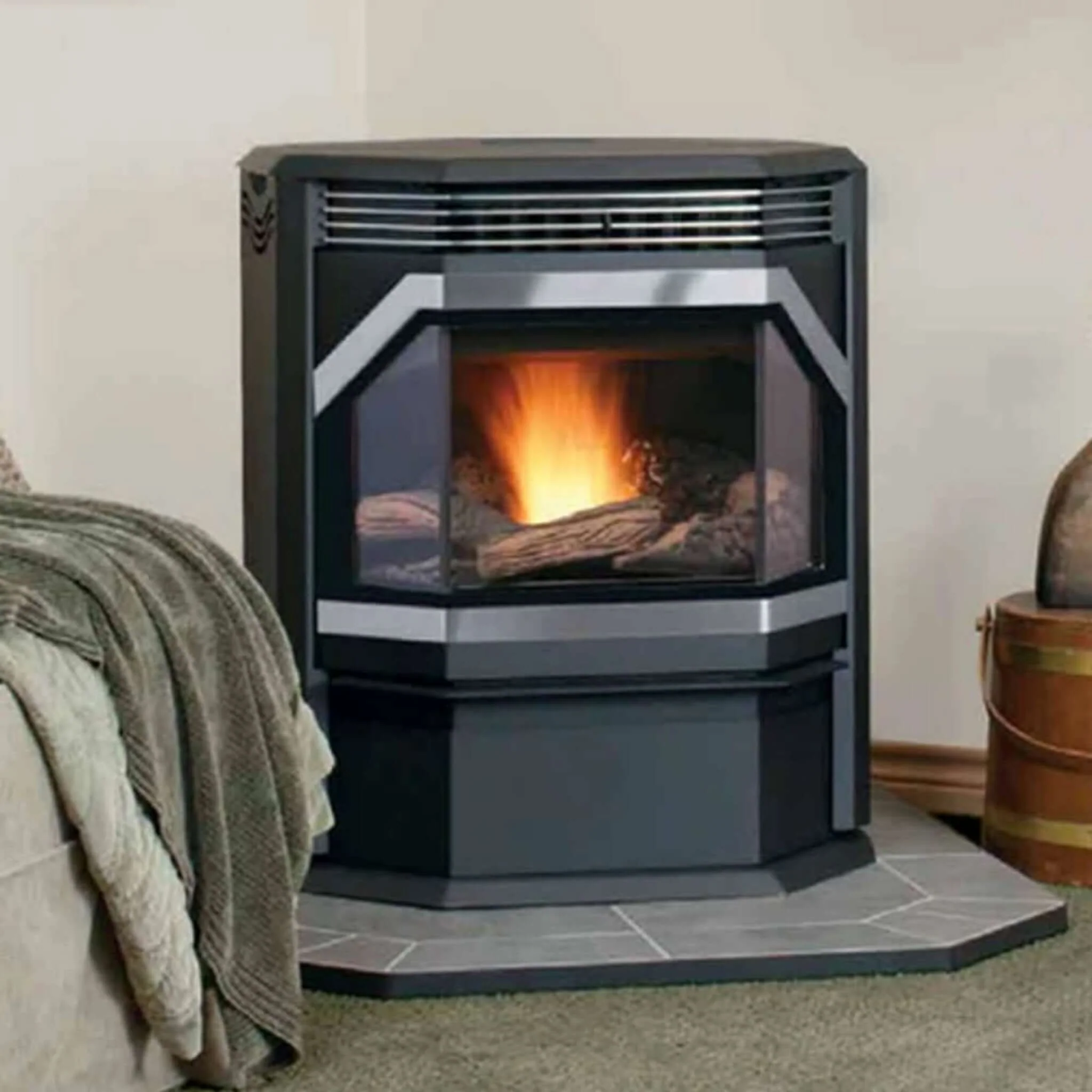 Ironstrike Winslow Freestanding Pellet Stove With Remote Control System [PS40GL] (SAK42783) - Image 4