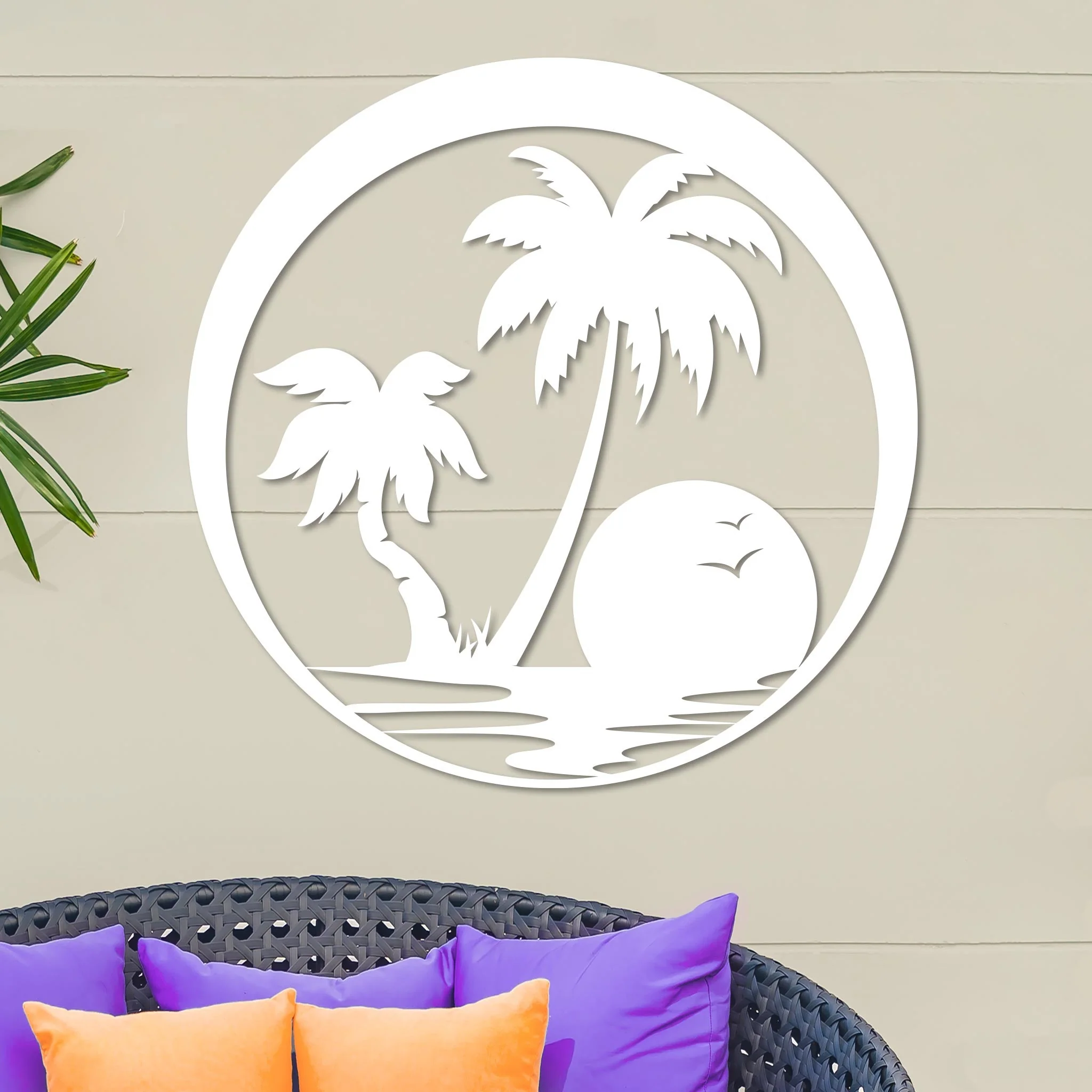 Island Sunset Sign - Image 2