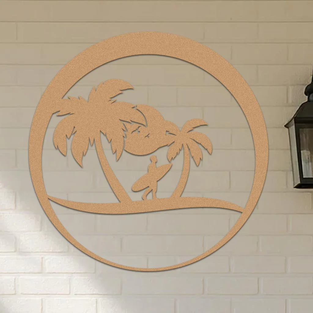 Island Surfer Circle Sign - Image 5