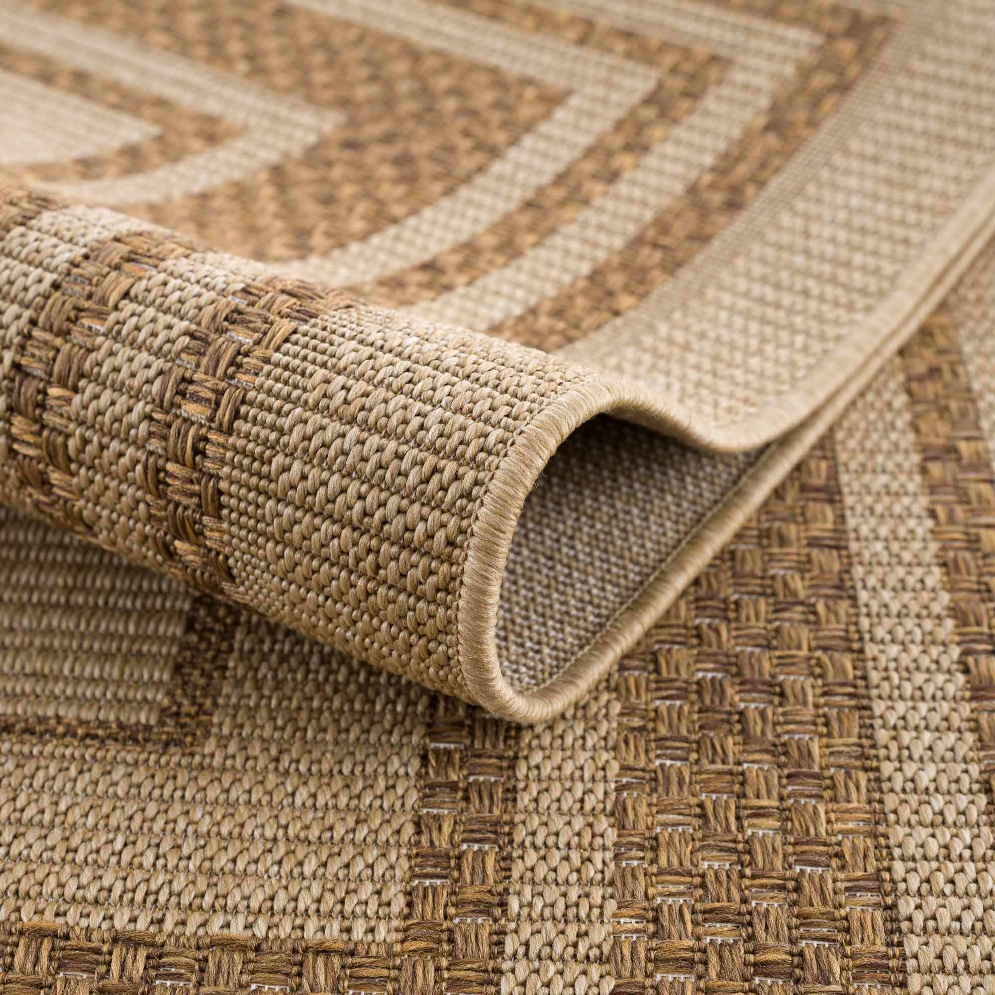 Isoko Bordered Faux Jute Rug - Image 6