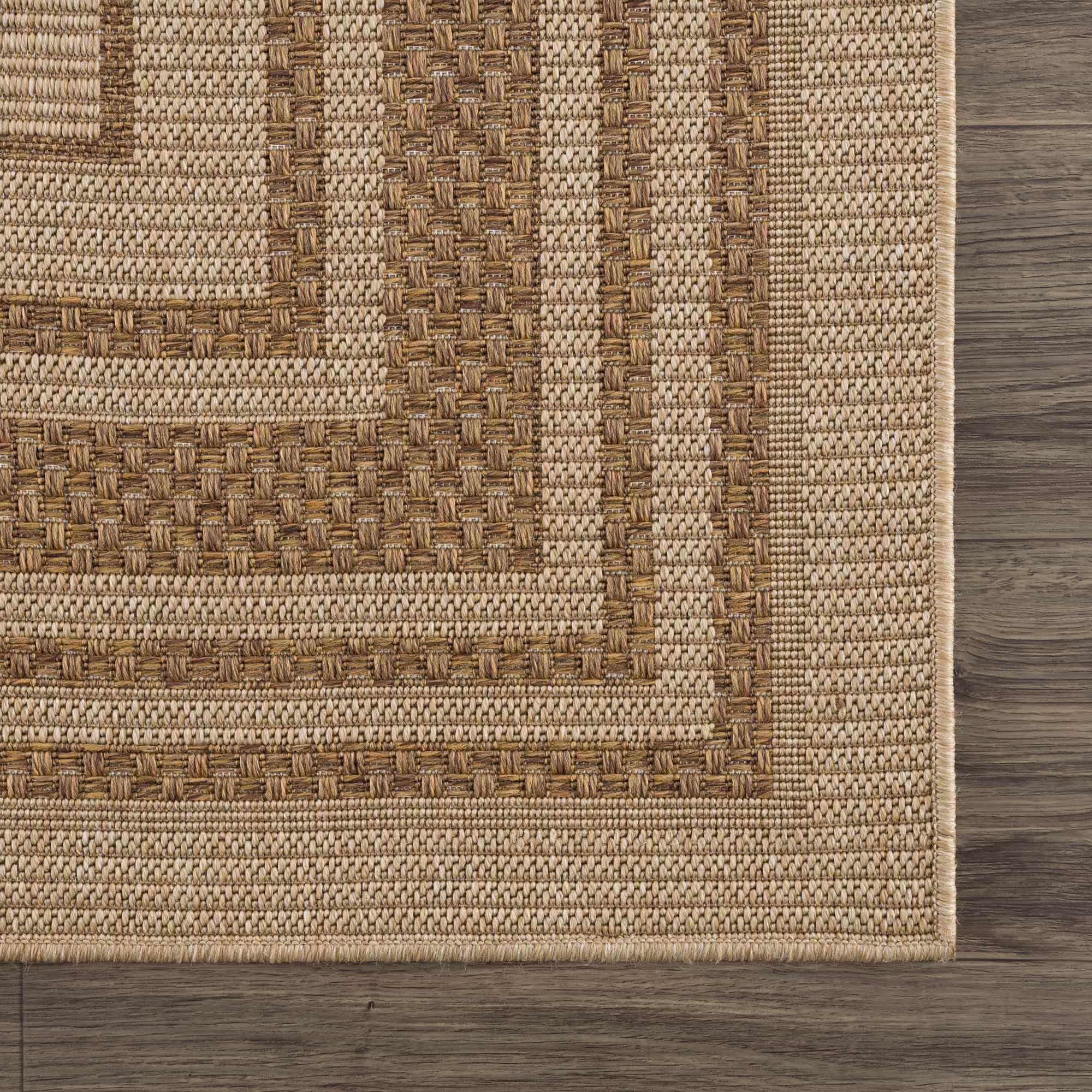 Isoko Bordered Faux Jute Rug - Image 8