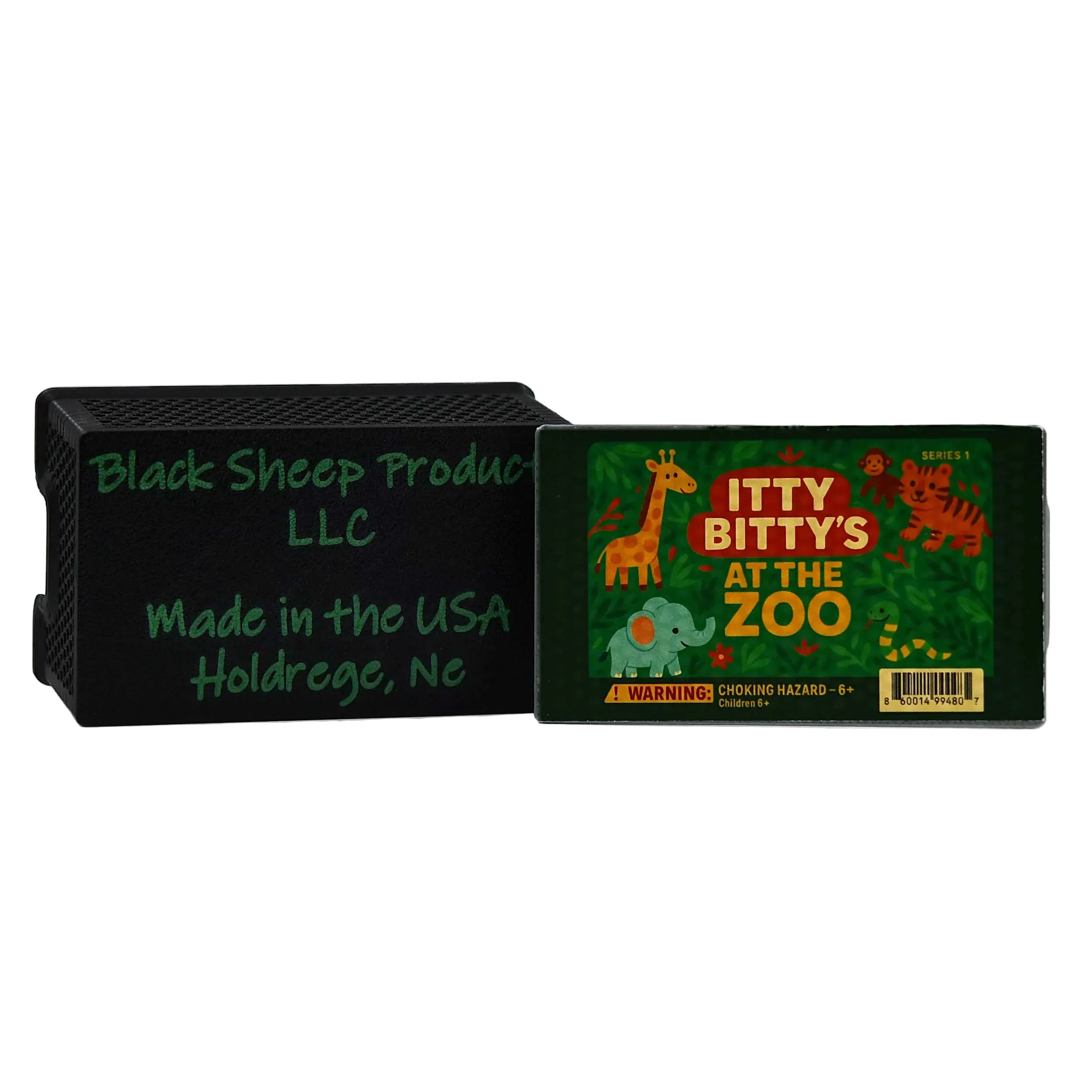 Itty Bitty's At the Zoo | Case of 10 3D Printed Zoo Animals | Black Sheep Products LLC - Image 2
