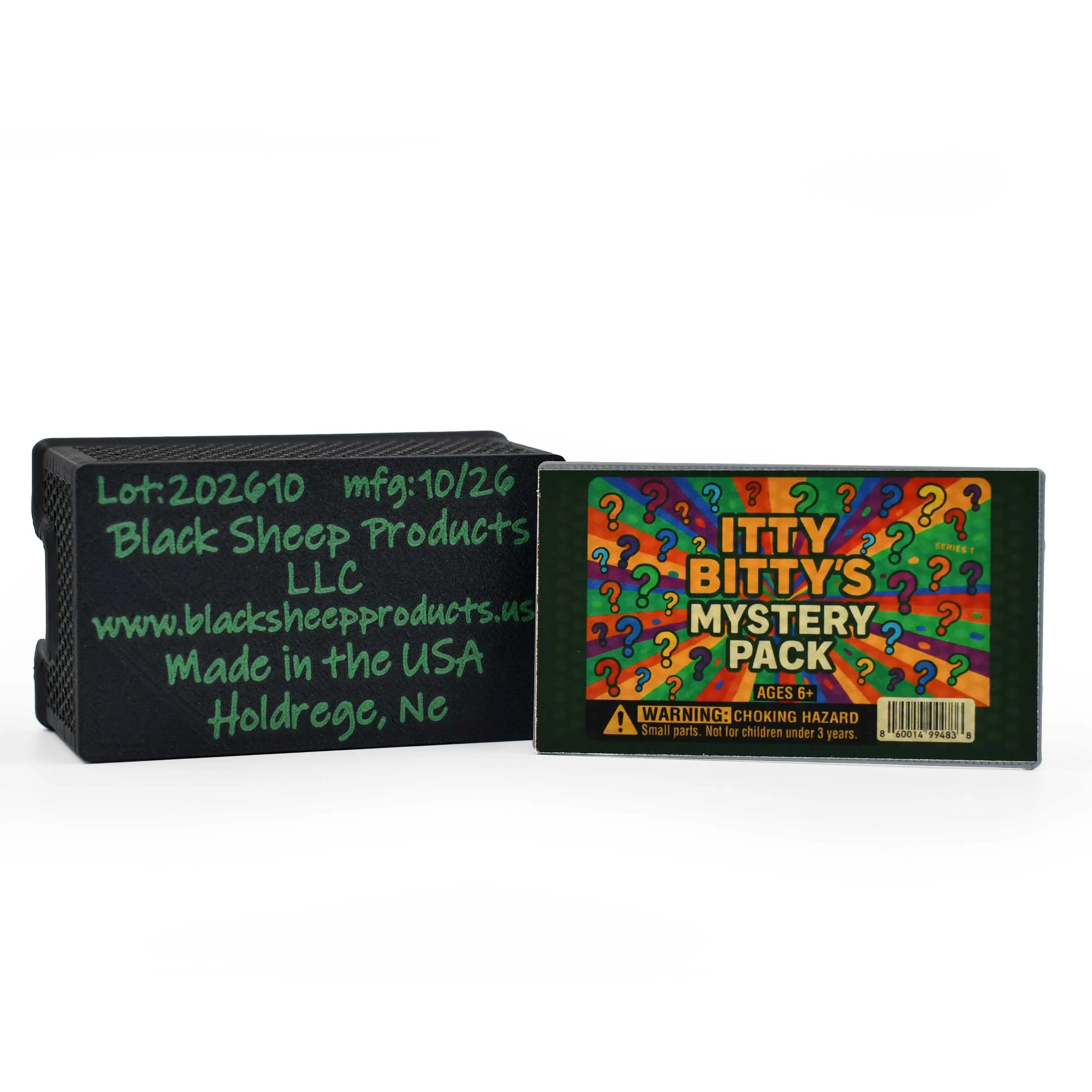 Itty Bitty's Mystery Pack | Case of 10 3D Printed Random Itty Bitty Figurines | Black Sheep Products LLC - Image 2