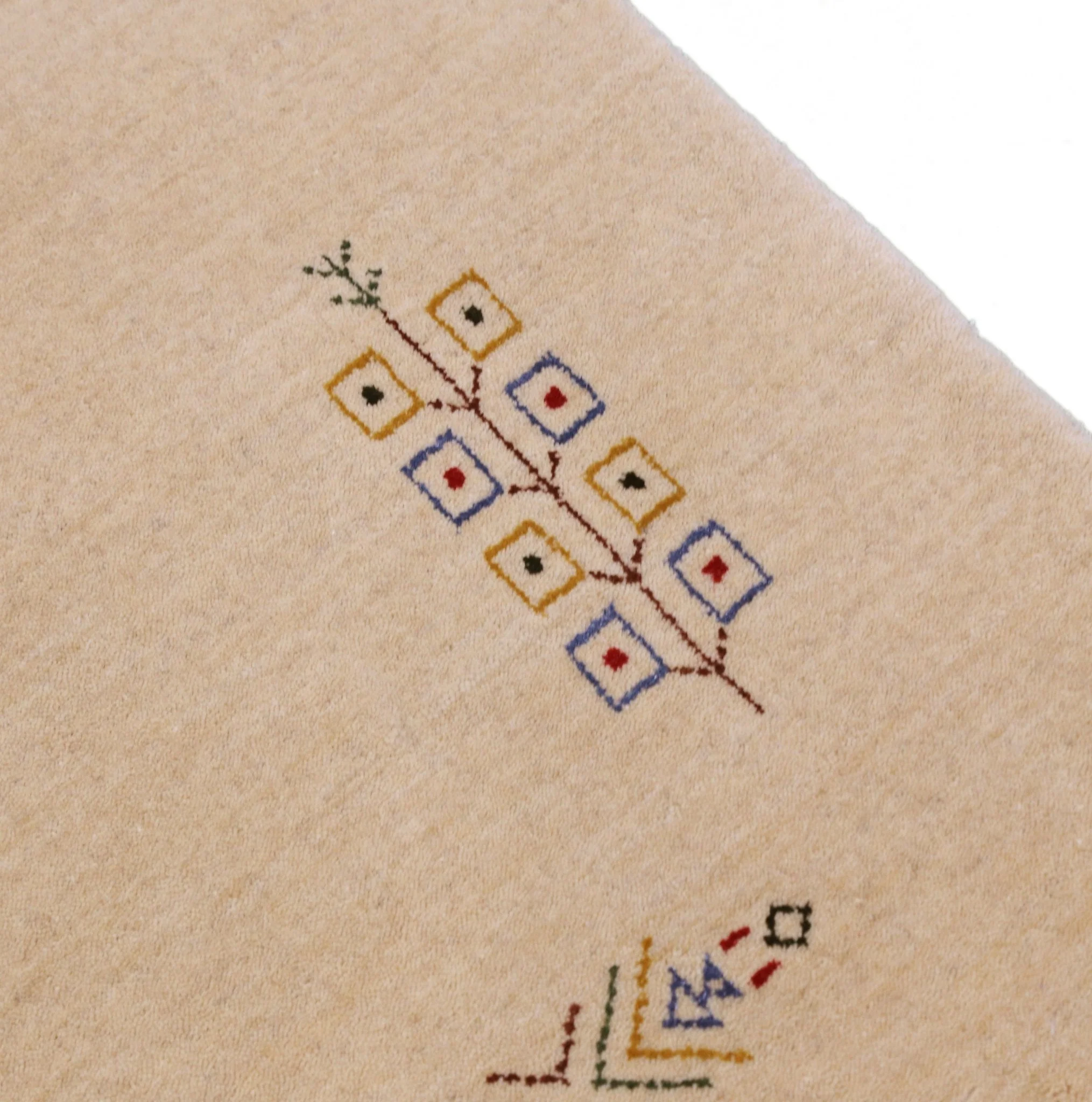 Ivory Border Patterns Hand Loomed Wool Area Rug - Image 10