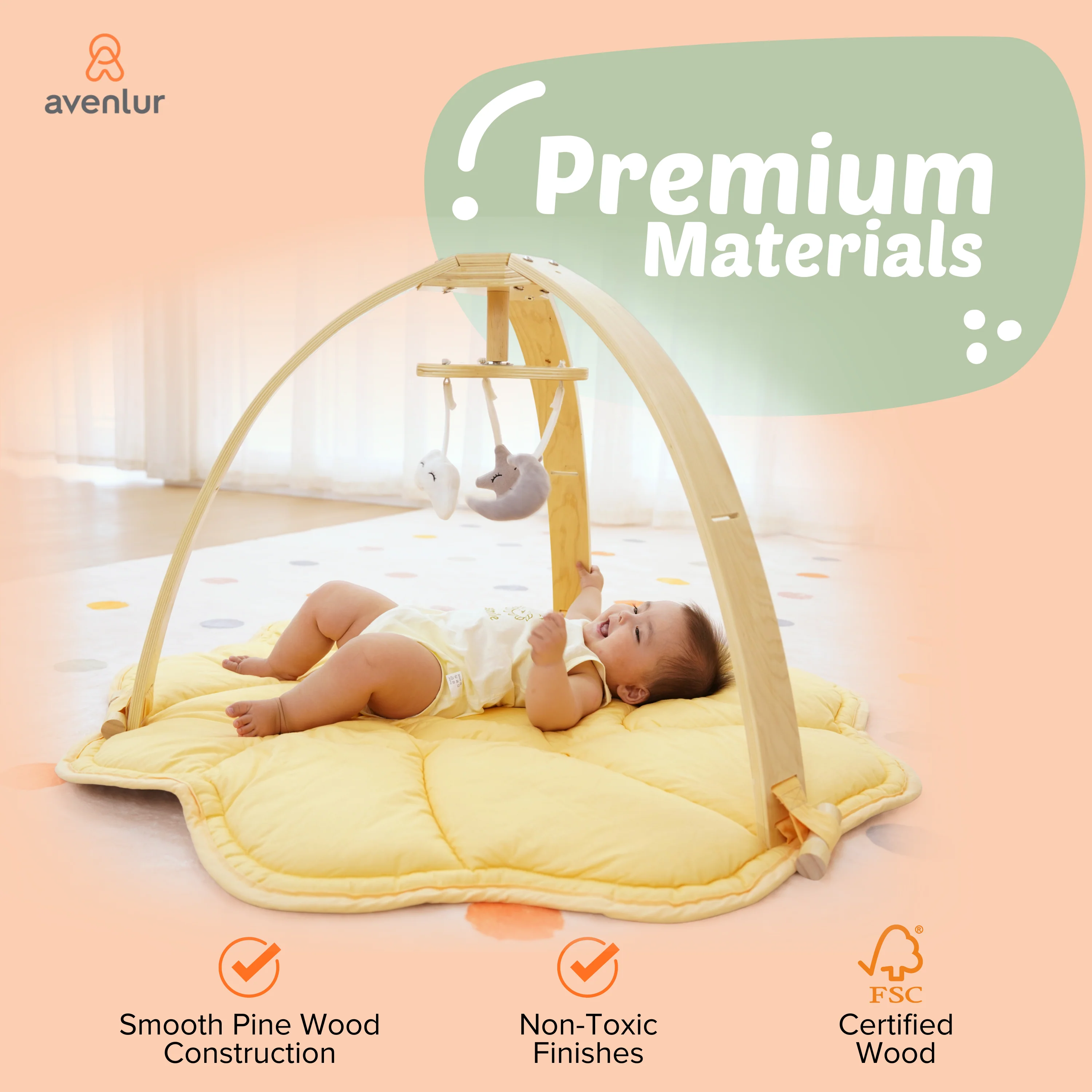 Ivy | 3-in-1 Baby Bouncer,  Gym & Toddler Activity Table - Image 4