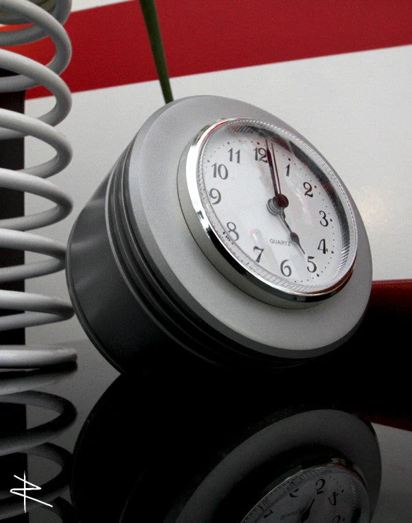 J-Cobs WWII Boeing Stearman Warbird Radial Engine Piston Desk Clock (Raw Edition) - Image 7
