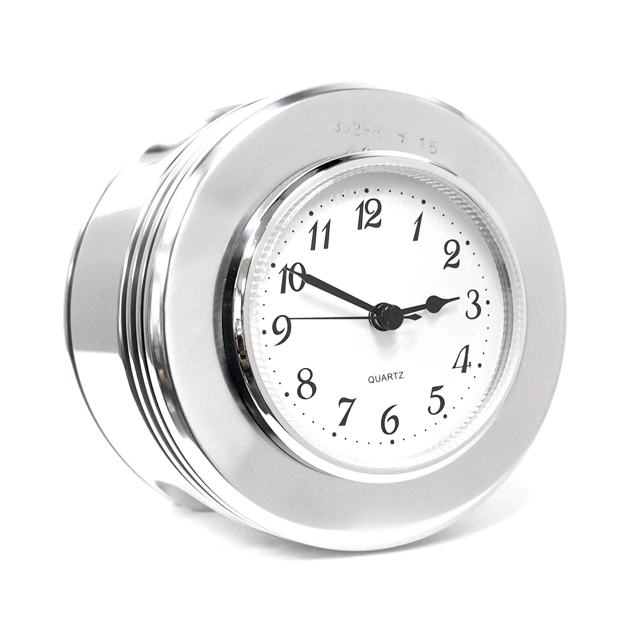 J-Cobs WWII Boeing Stearman Warbird Radial Engine Piston Mirror Polished Desk Clock - Image 8
