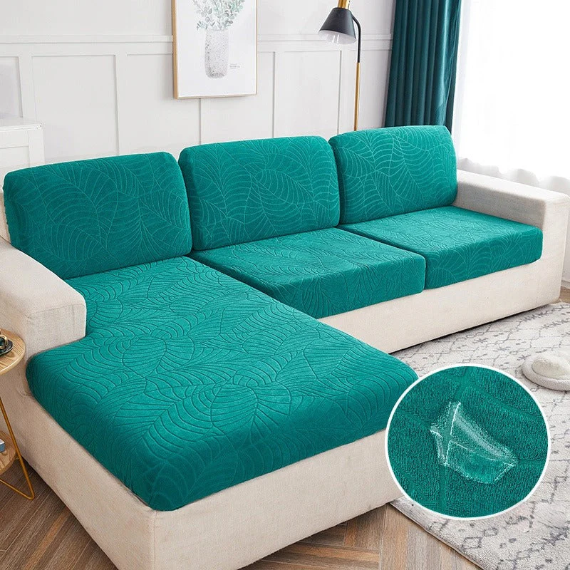 Jacquard Elastic Sofa Cover Water Resistant Removable Furniture Protector Perfect for Pets and Kids - Image 11