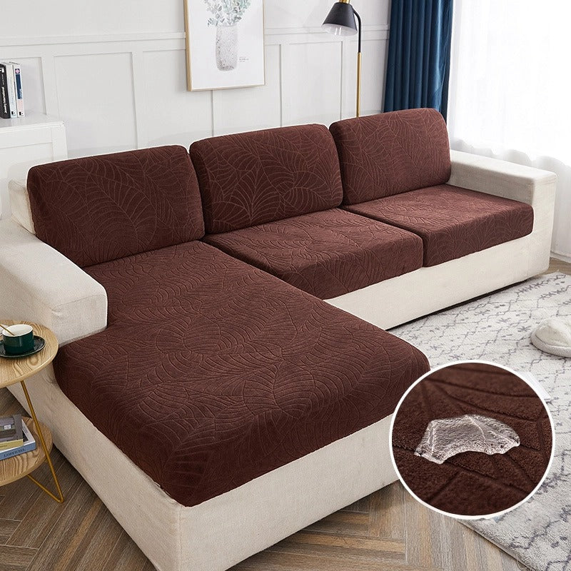 Jacquard Elastic Sofa Cover Water Resistant Removable Furniture Protector Perfect for Pets and Kids - Image 12
